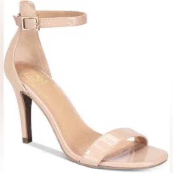 Material Girl Shoes - 𝅺NEW! Material Girl Blaire Two-Piece Dress Sandals Nude Heels Various Sizes